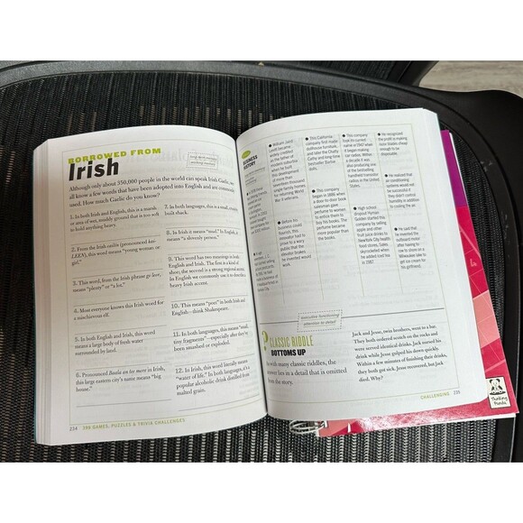 Brain Game Books (lot of 2) Sudoku and 399 games, puzzles for your brain - Picture 4 of 5